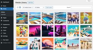 DALL-E Created Images Saved in WordPress Media Library